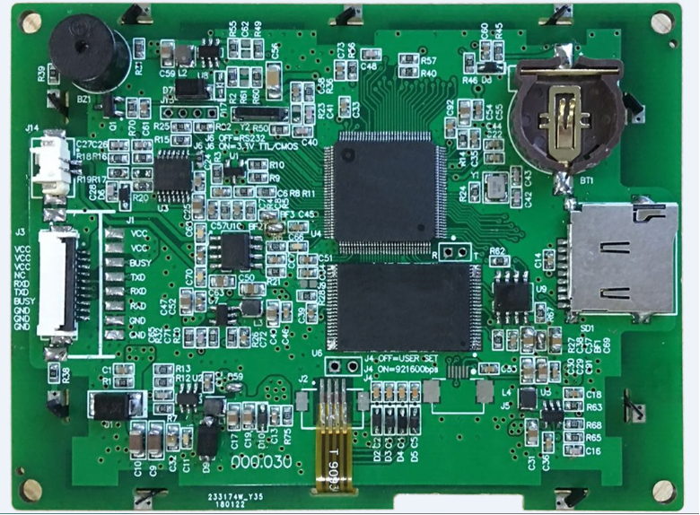 Analysis of Resolution and Contrast of LCD Module